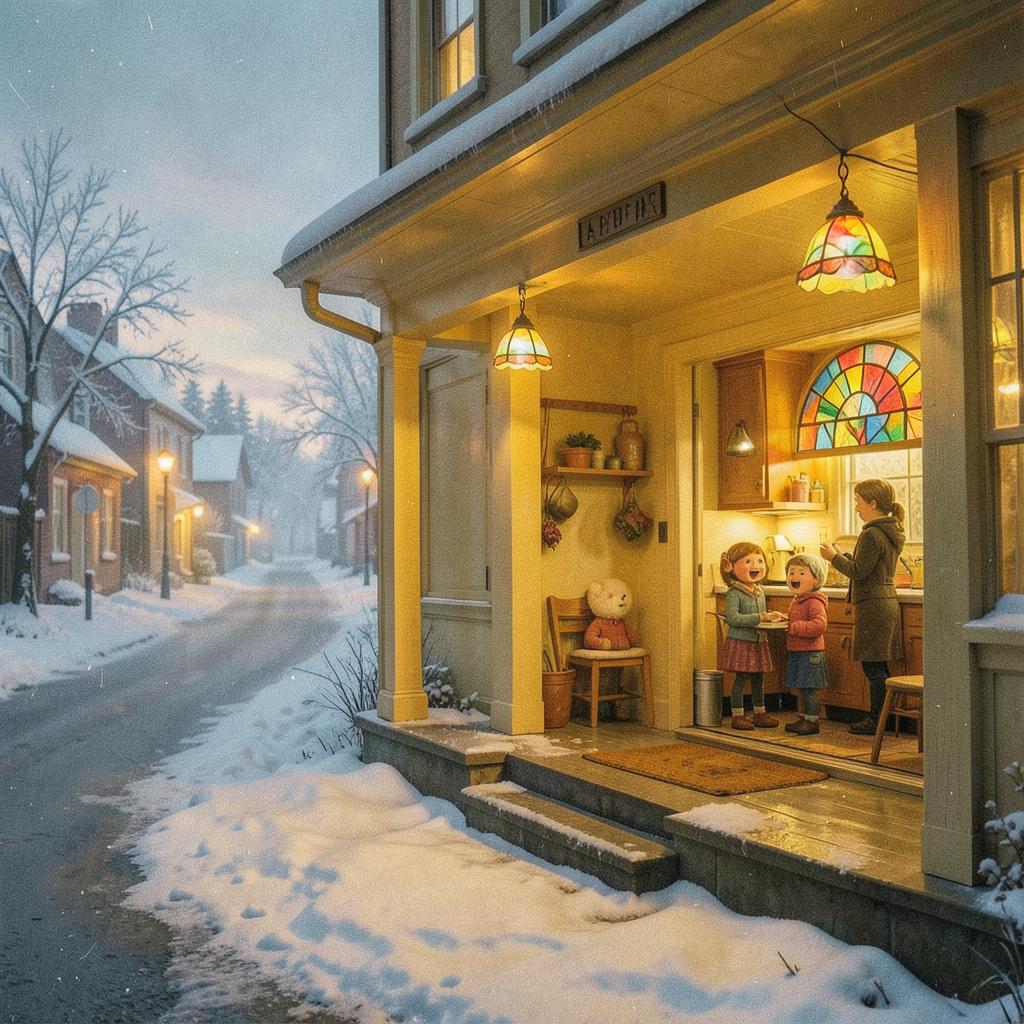 The Manger 'Neath the Snowy Eaves cover