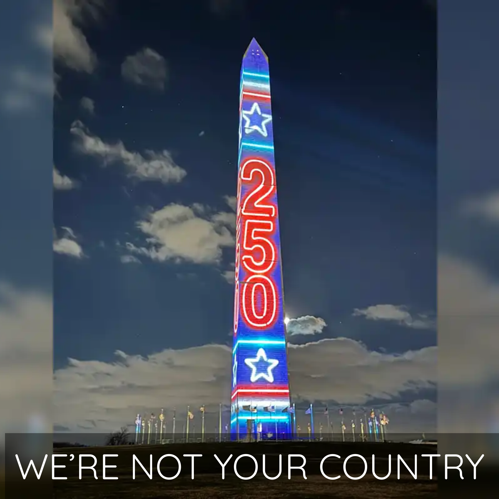 We're Not Your Country cover