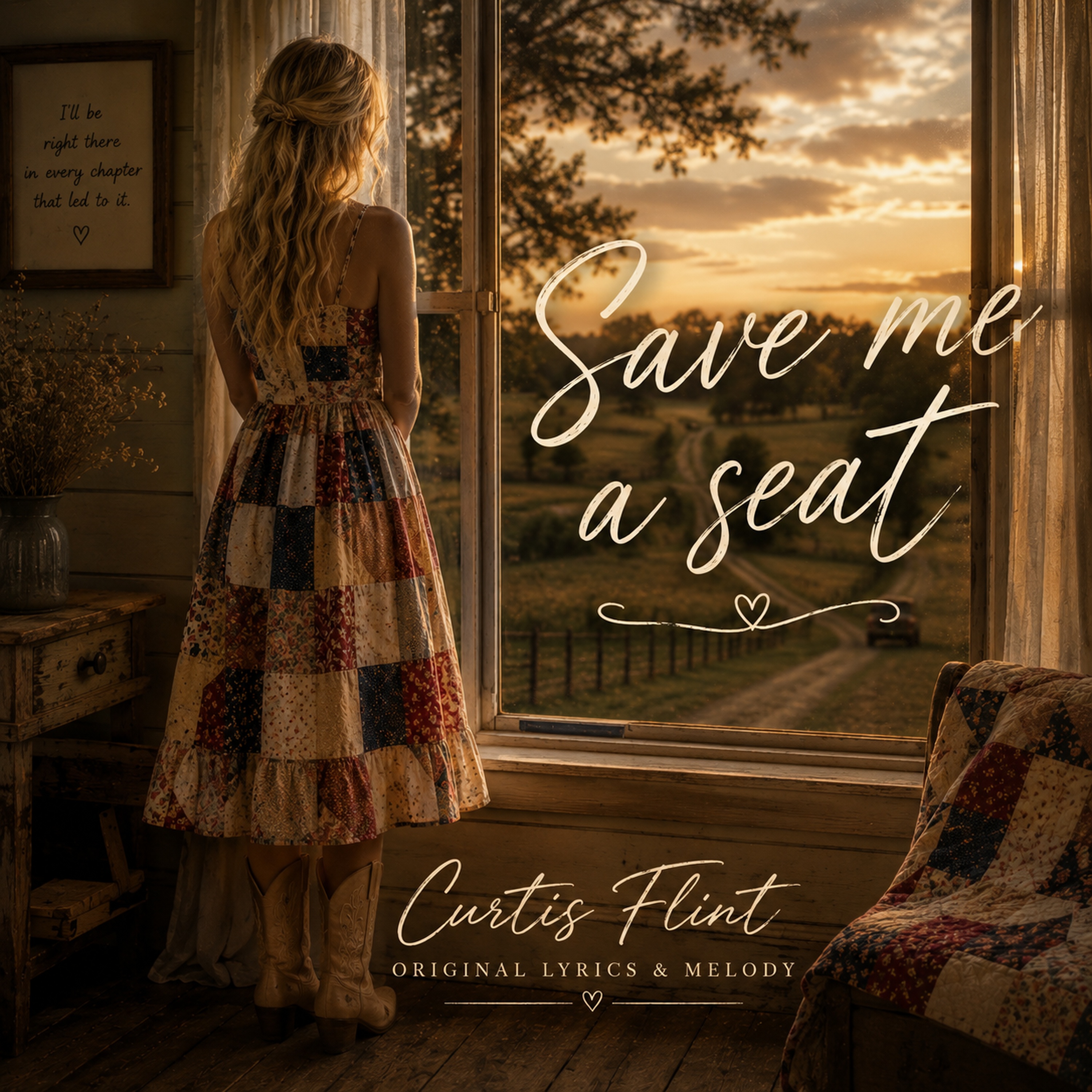 Save Me A Seat cover