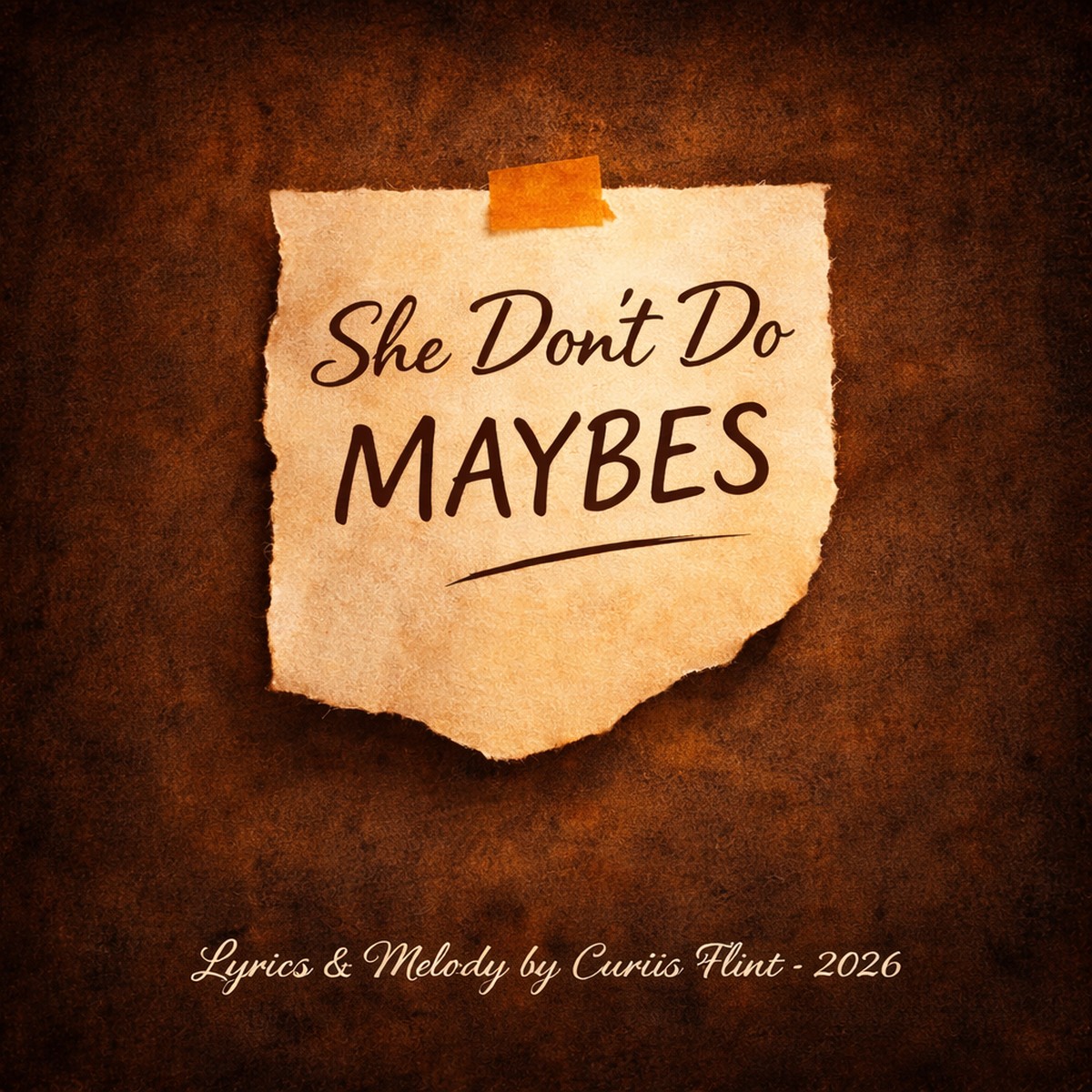 She Don’t Do Maybes cover