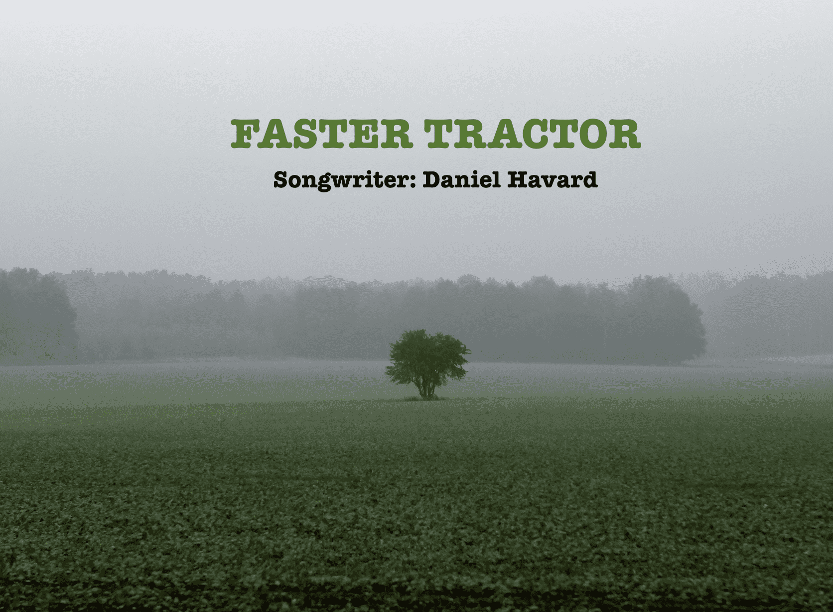 FASTER TRACTOR cover