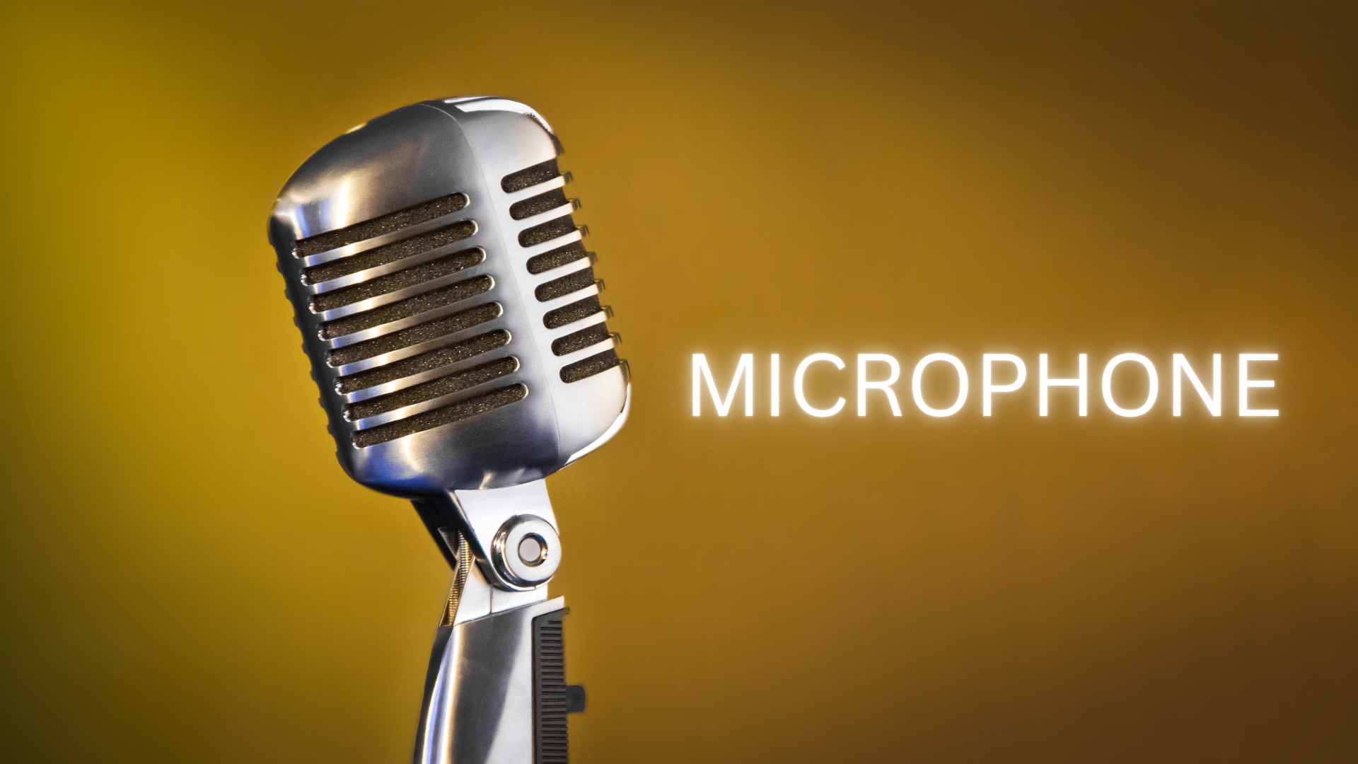 It All Started With A Microphone