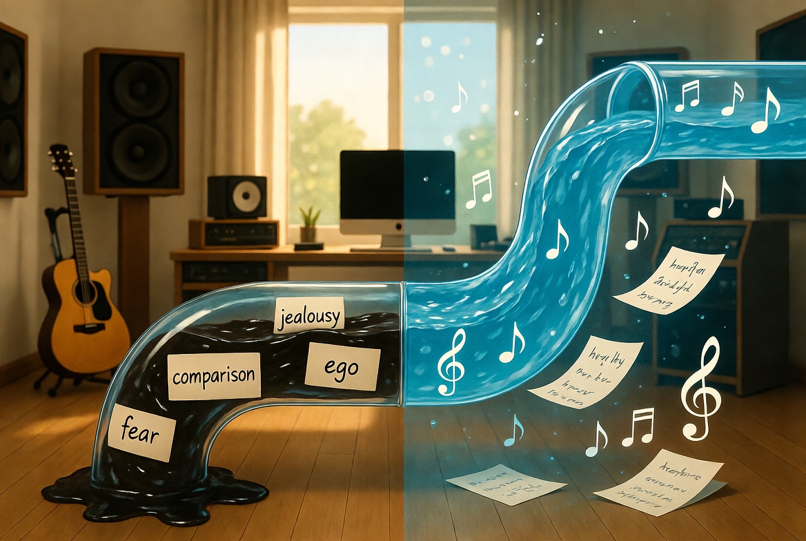 Comparison Kills Creativity (and Clogs the Pipe)
