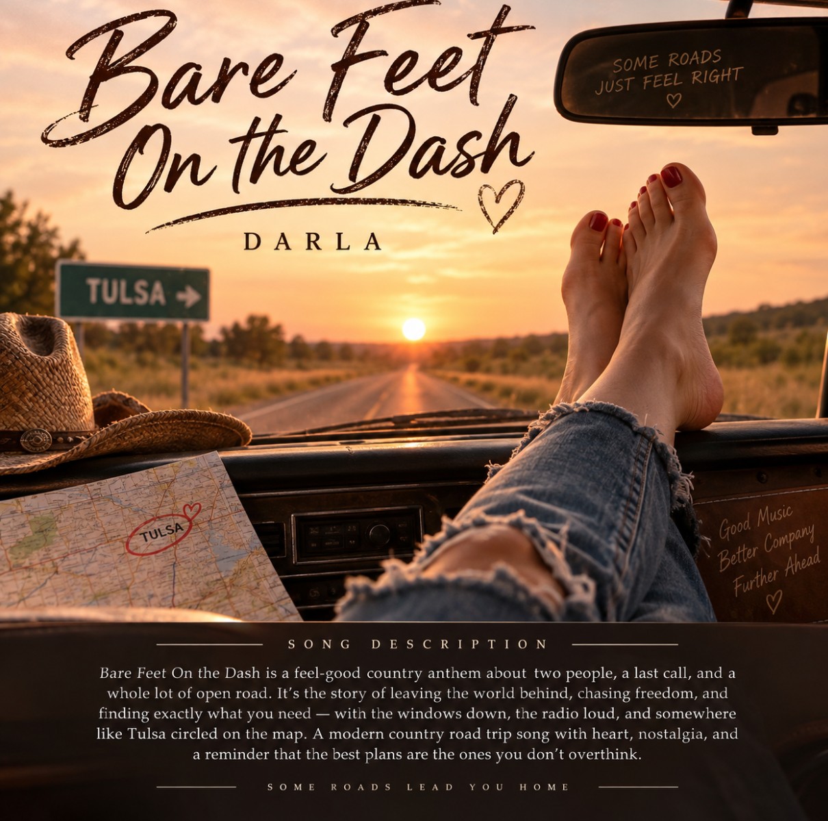 Bare Feet On the Dash cover