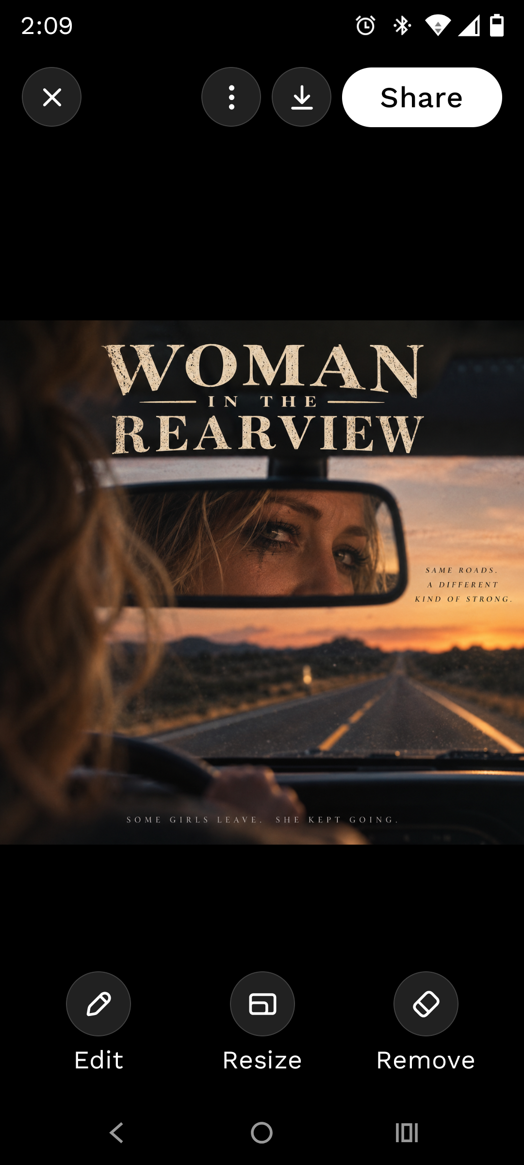 Woman in the Rearview cover