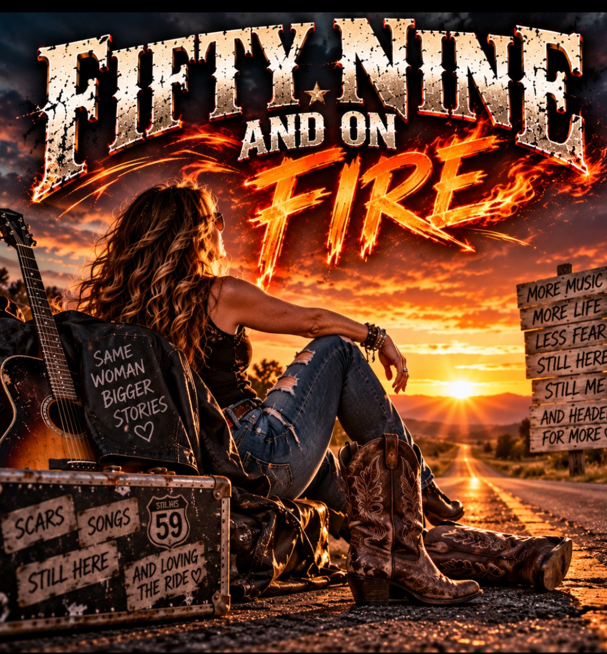 Fifty-Nine And On Fire cover