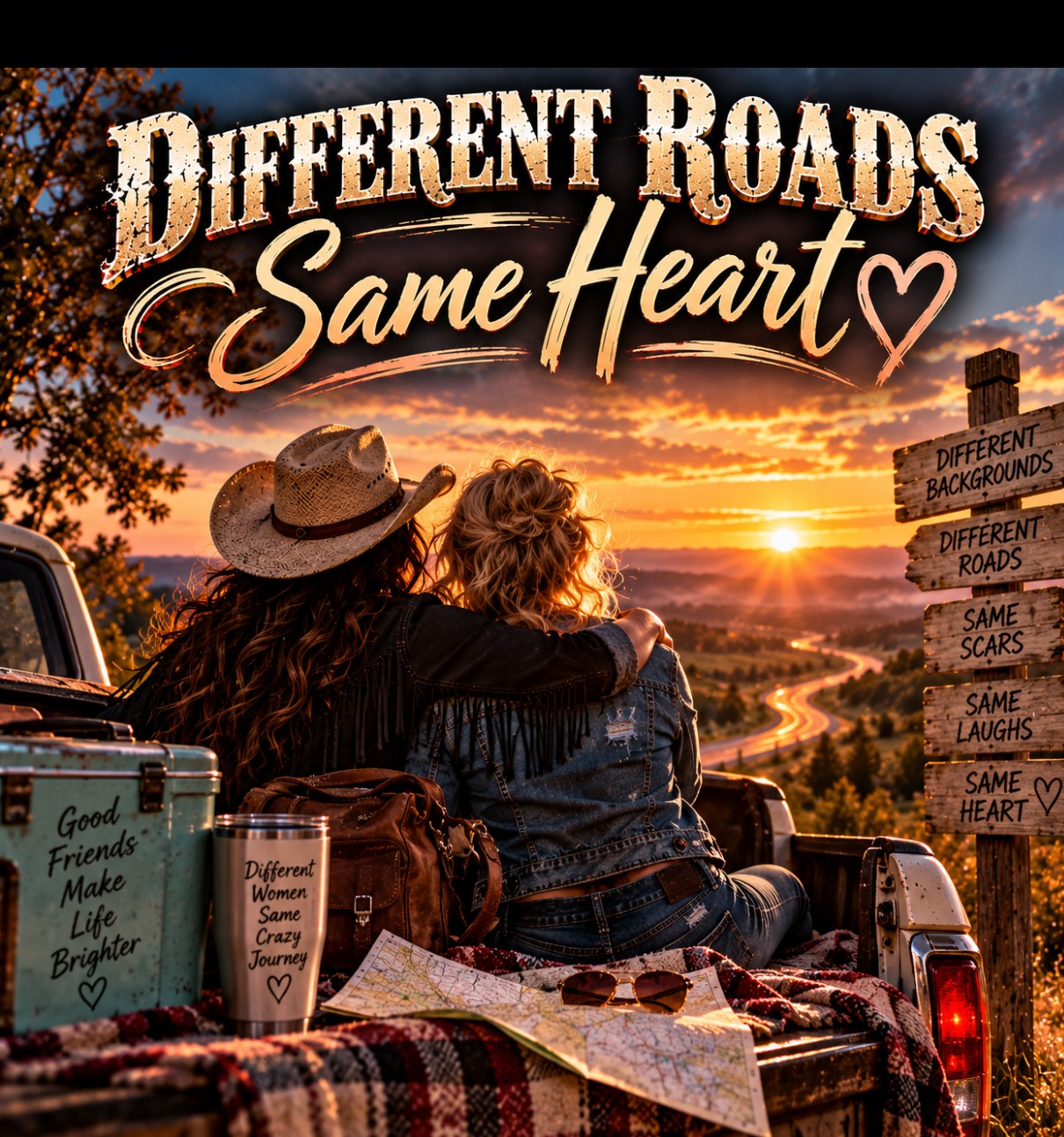 Different Roads, Same Heart cover